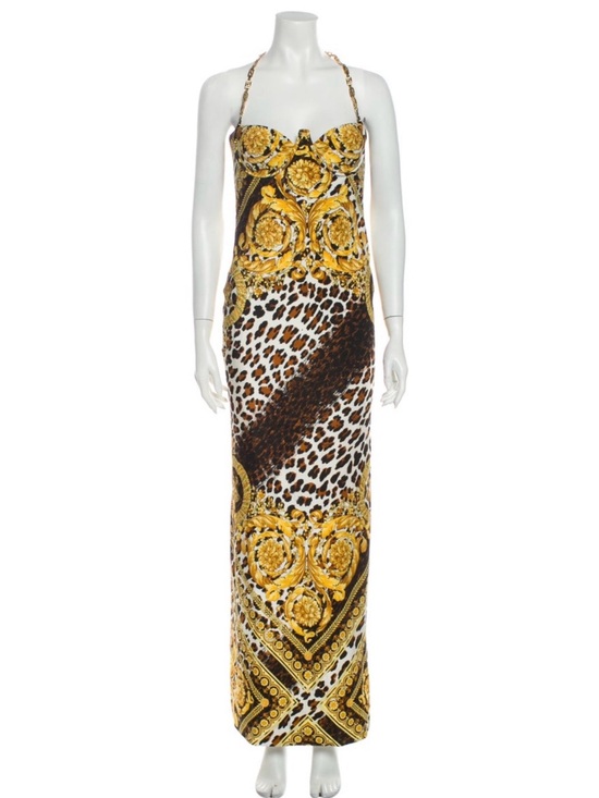Versace Dresses & Skirts - Versace Black and Gold Baroque Tribute dress